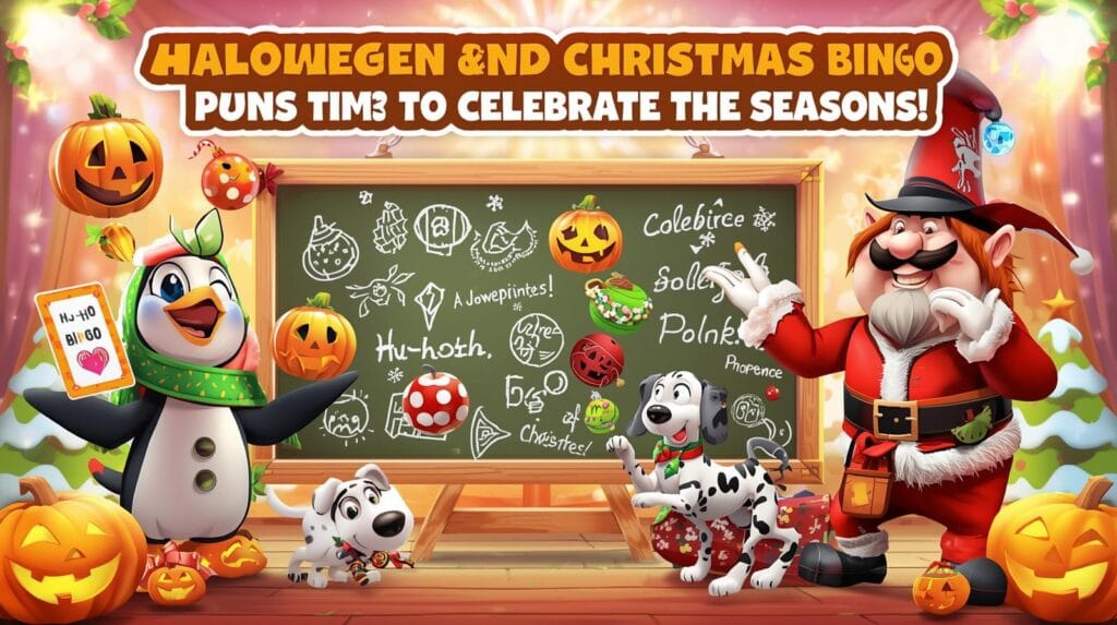 Halloween and Christmas Bingo Puns to Celebrate the Seasons