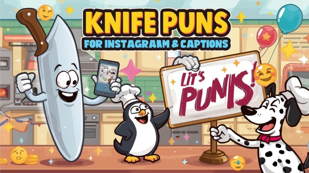 ๐ช 285+ Knife Puns That Will Slice Through Your Boredom (Funny, Clever & Clean) 2026 6 Knife Puns for Instagram & Captions