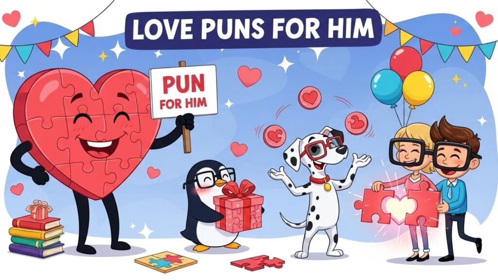 👨 Love Puns for Him