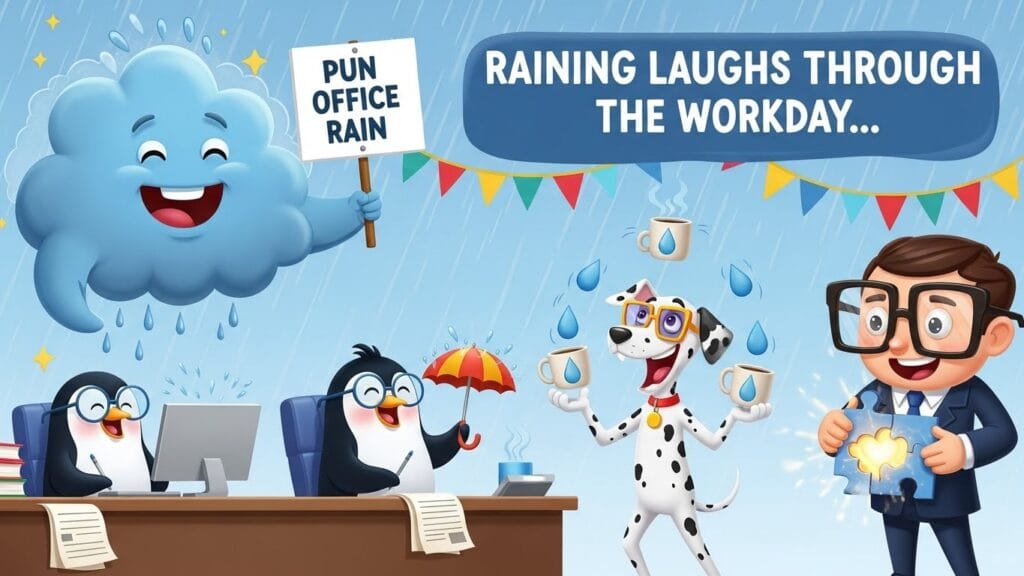 Office and Workday Rain Puns