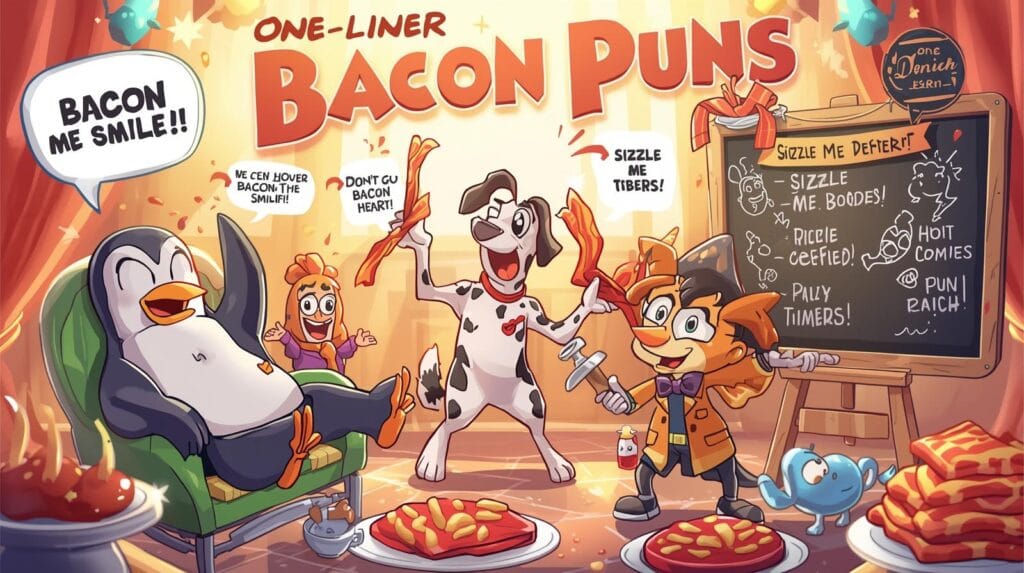 one liner bacon puns
