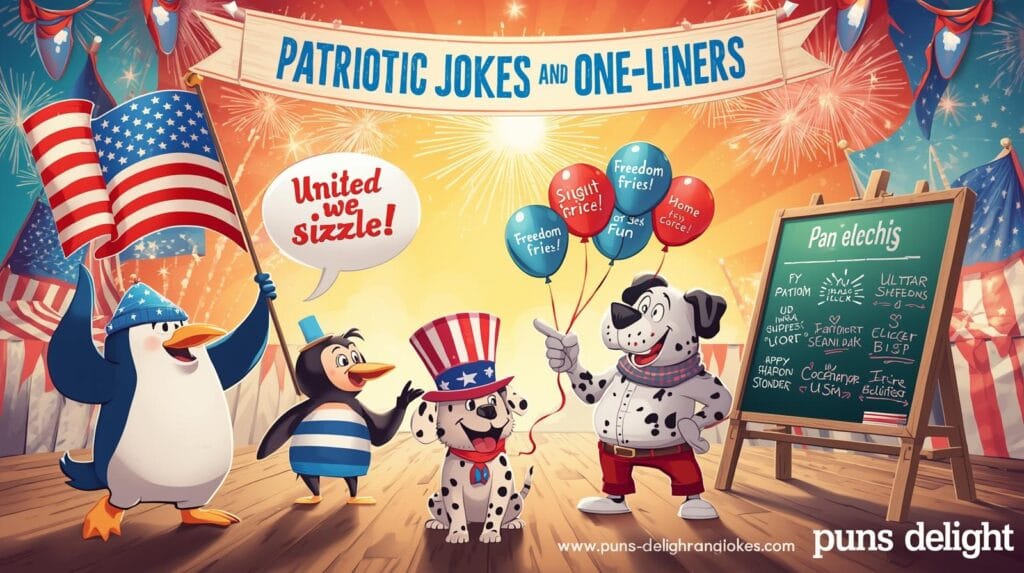 🎆 214+ Hilarious 4th of July Puns That’ll Spark Your Sense of Humor 🇺🇸 2026 Updated 15 Patriotic Jokes and One-Liners