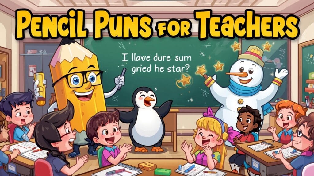 Pencil Puns for Teachers