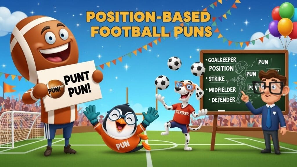 ⚽Position-Based Football Puns