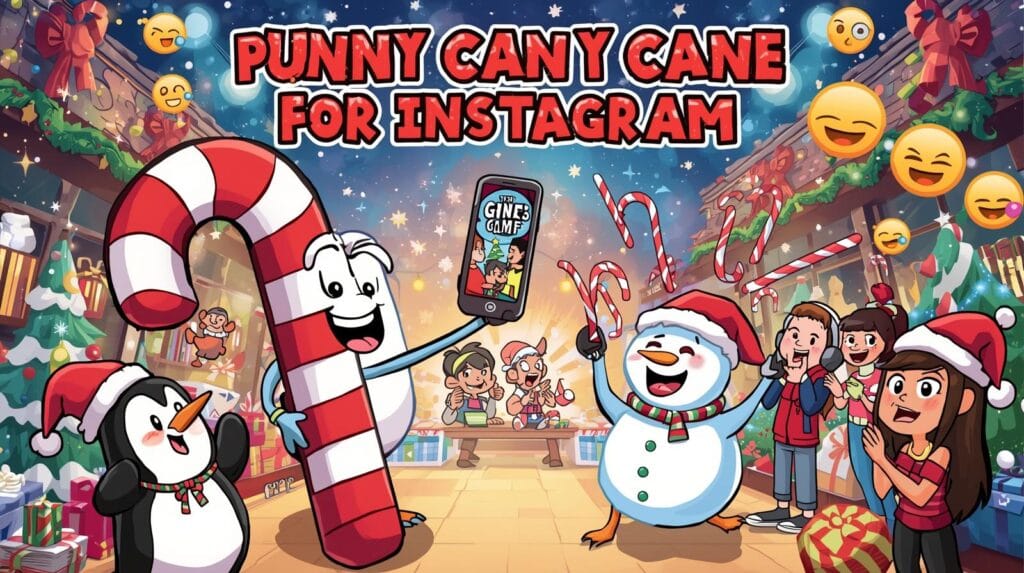 Punny Candy Cane Captions for Instagram