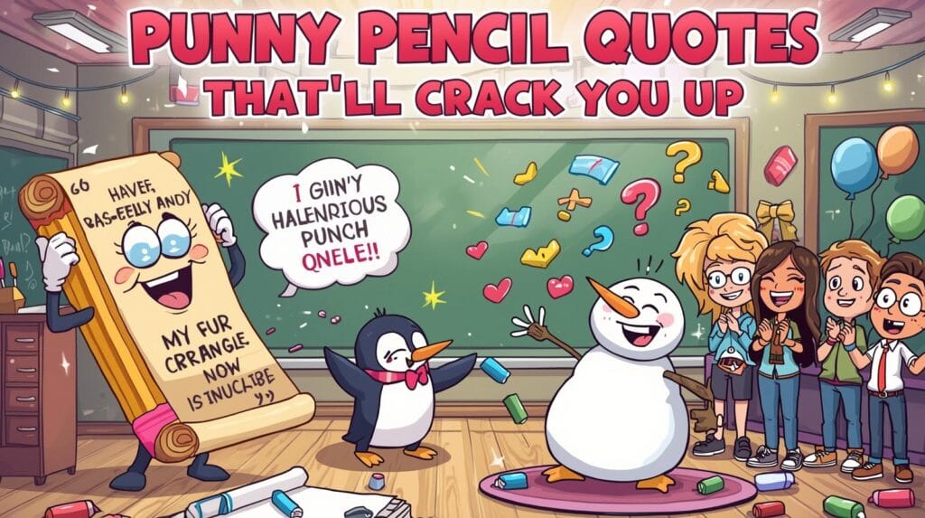 Punny Pencil Quotes That’ll Crack You Up
