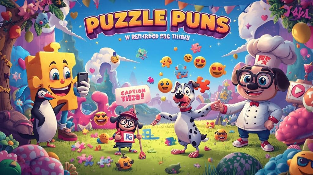 Puzzle Puns for Instagram & Social Media Captions