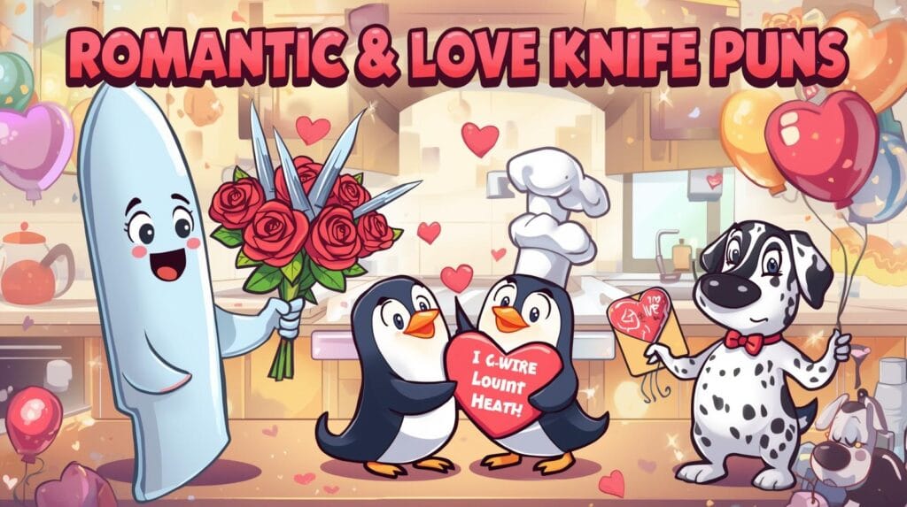 ๐ช 285+ Knife Puns That Will Slice Through Your Boredom (Funny, Clever & Clean) 2026 7 Romantic & Love Knife Puns