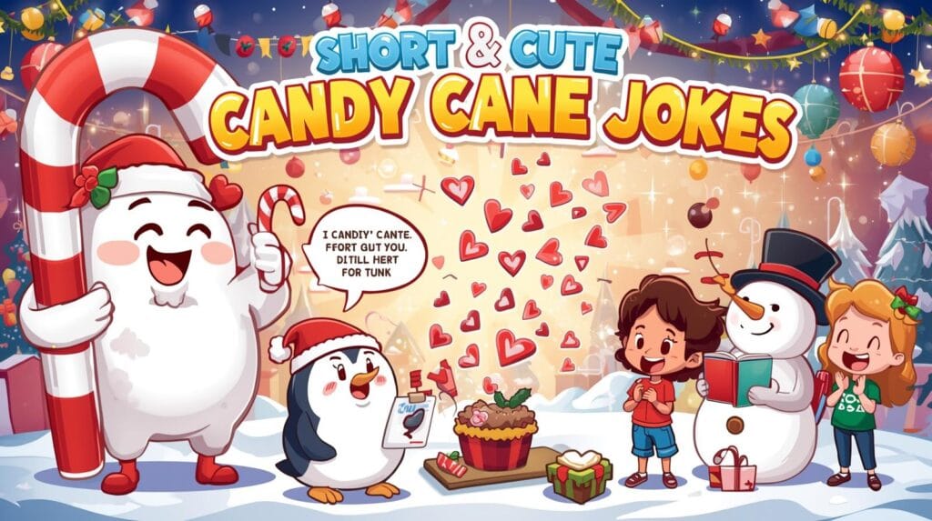 Short & Cute Candy Cane Jokes