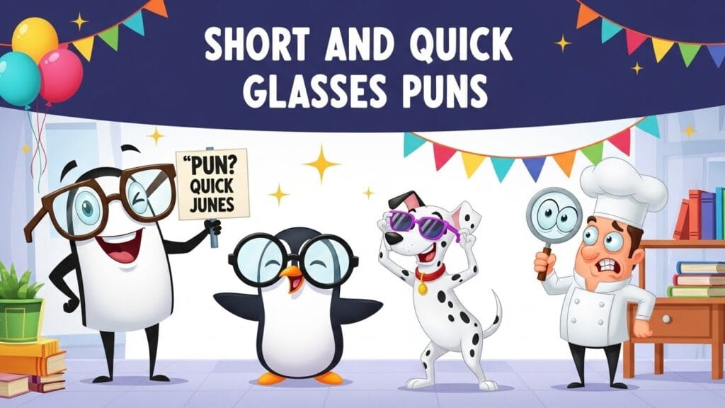 Short and Quick Glasses Puns