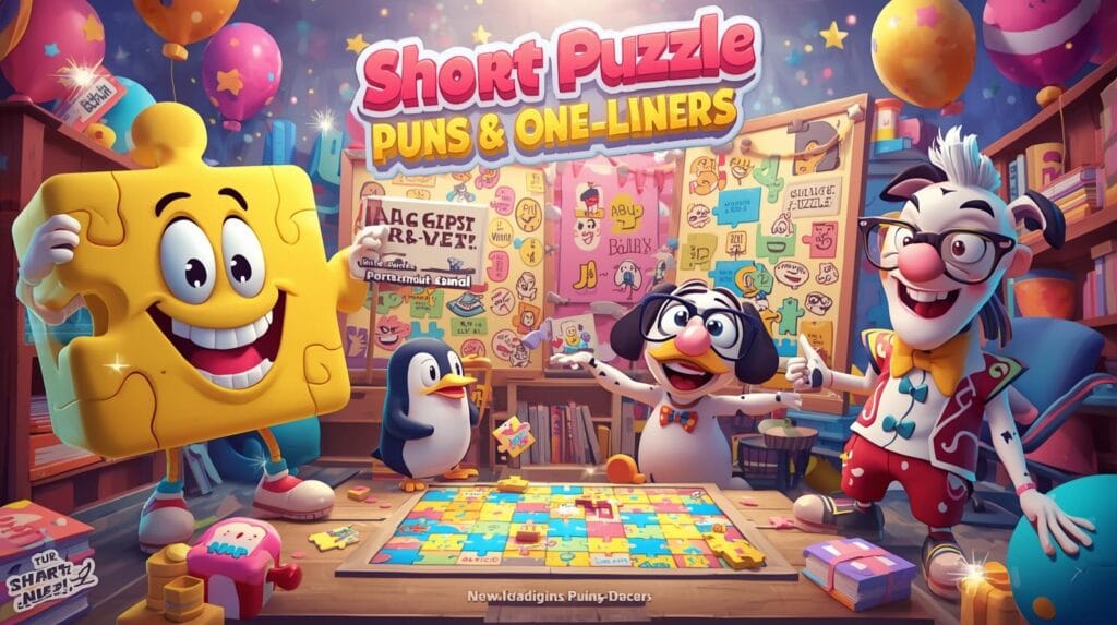 Short Puzzle Puns & One-Liners