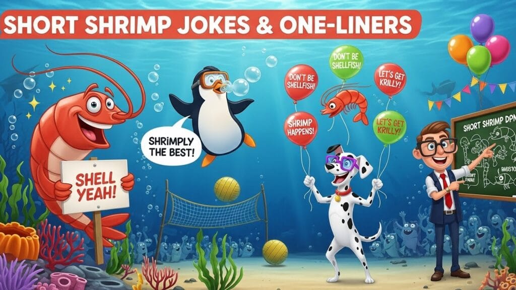 Short Shrimp Jokes & One-Liners