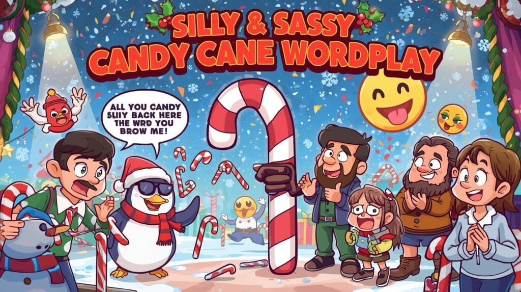 Silly & Sassy Candy Cane Wordplay
