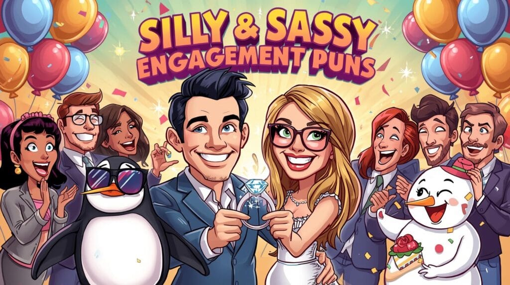 😜 Silly & Sassy Engagement Puns