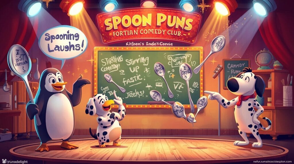 Spoon Puns for the Kitchen Comedy Club