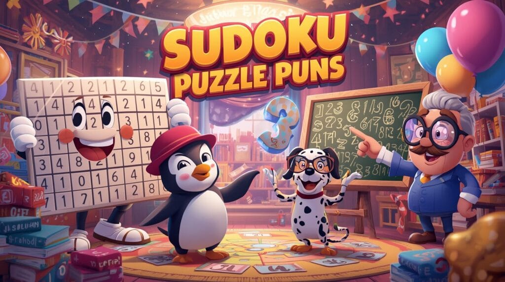 Sudoku & Number Puzzle Puns