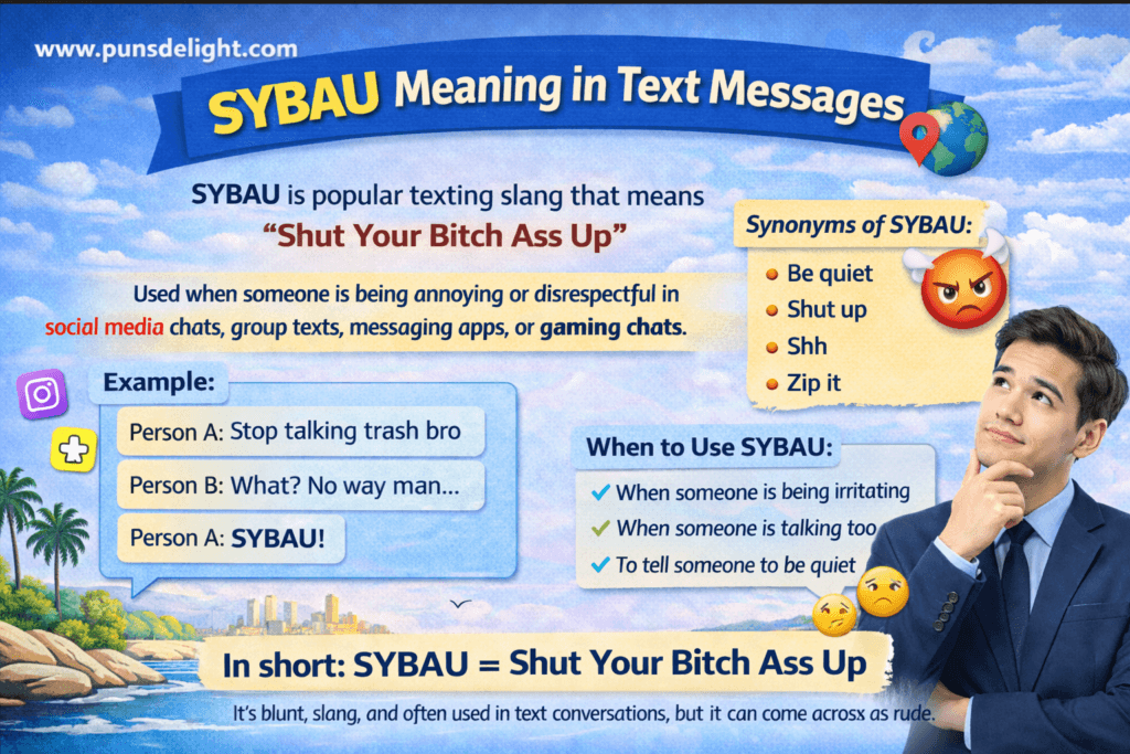 SYBAU Meaning