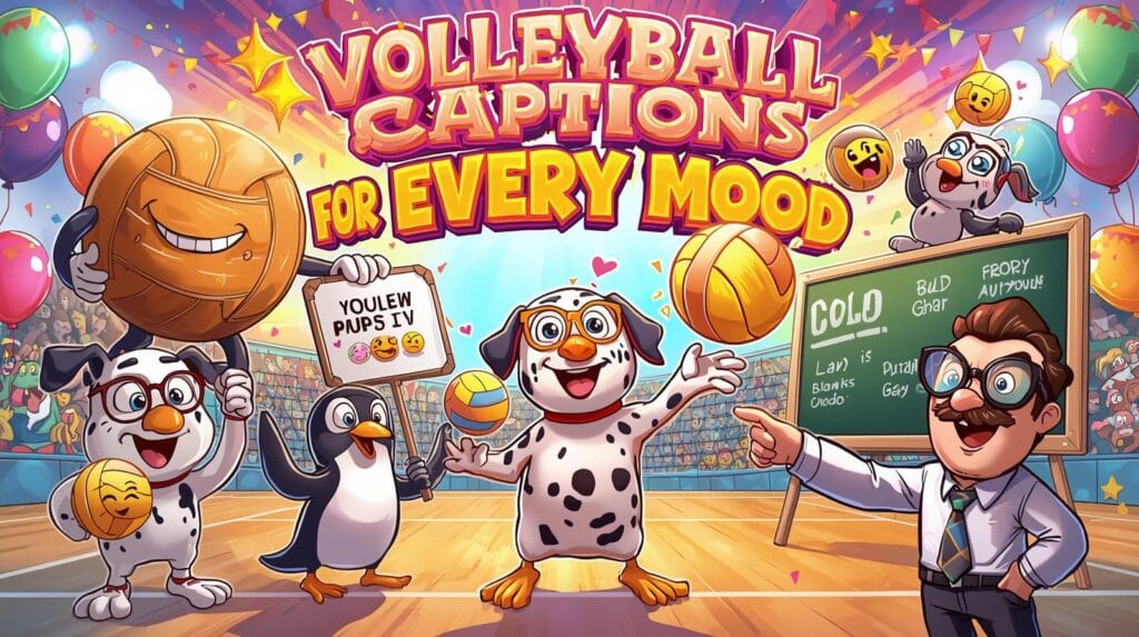 🏐 360+ Funny Volleyball Puns, Jokes & One-Liners That Spike Big Laughs (2026) 7 Volleyball Captions for Every Mood