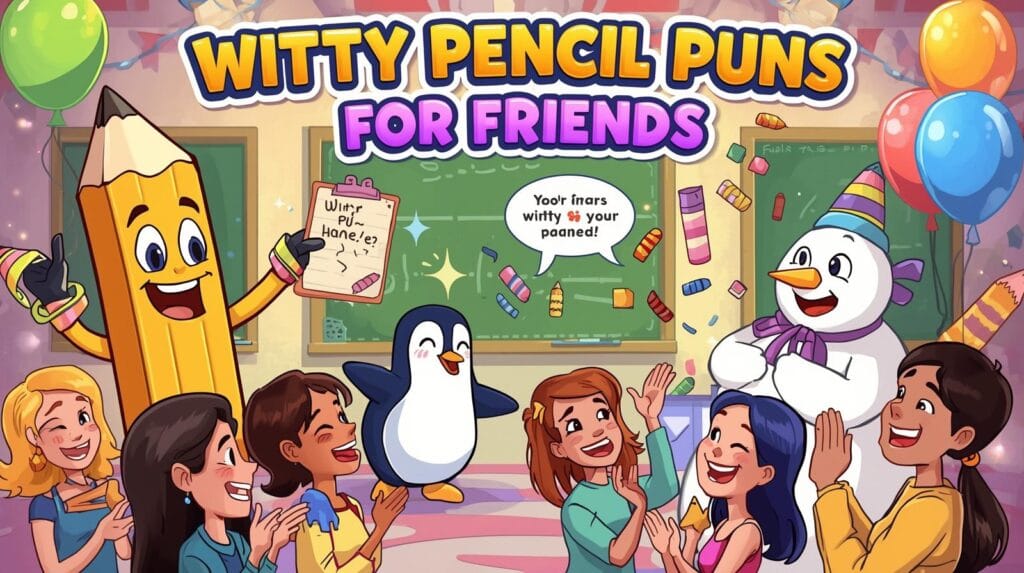 Witty Pencil Puns for Friends