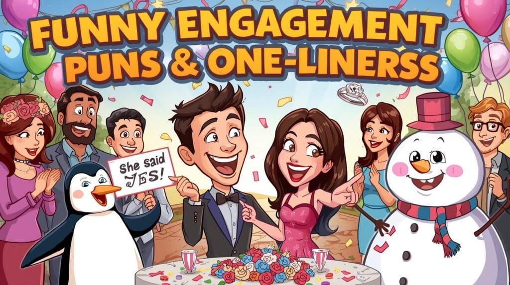 😂 Funny Engagement Puns One-Liners