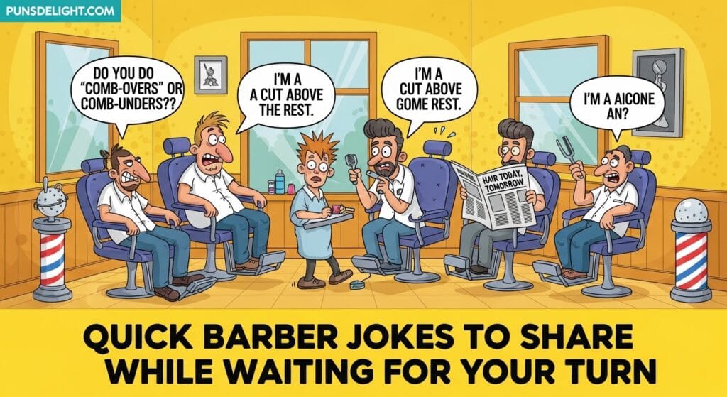 ⏳ Quick Barber Jokes to Share While Waiting for Your Turn