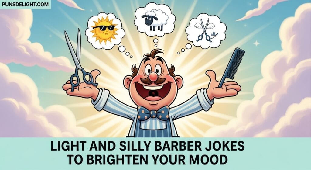🌞 Light and Silly Barber Jokes to Brighten Your Mood