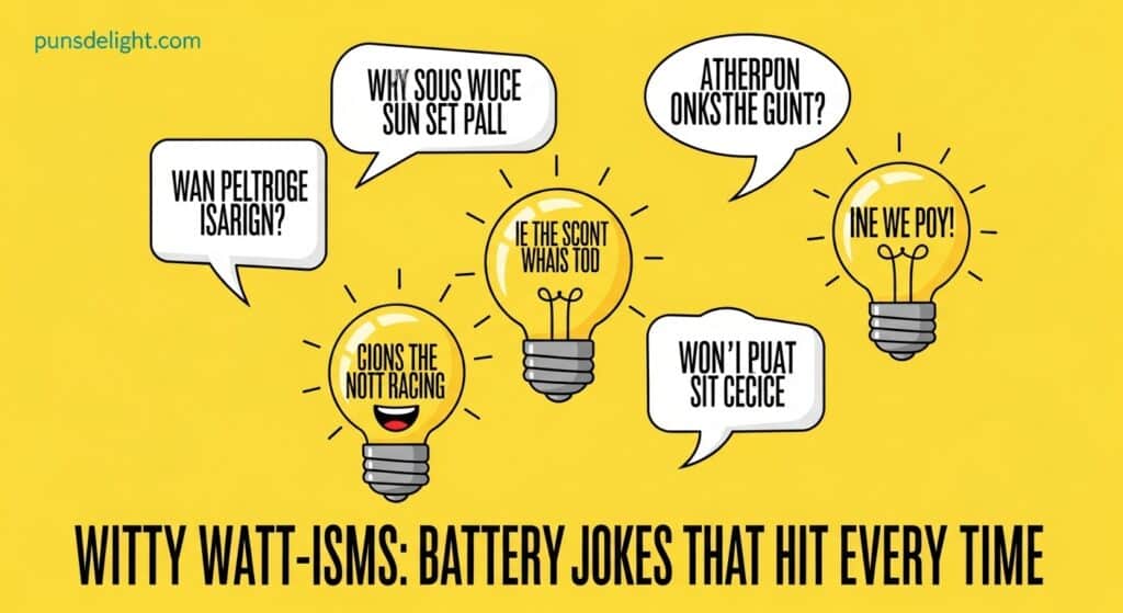 Witty Watt-isms: Battery Jokes That Hit Every Time