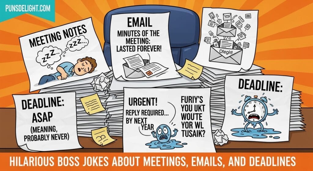 Hilarious Boss Jokes About Meetings, Emails, and Deadlines