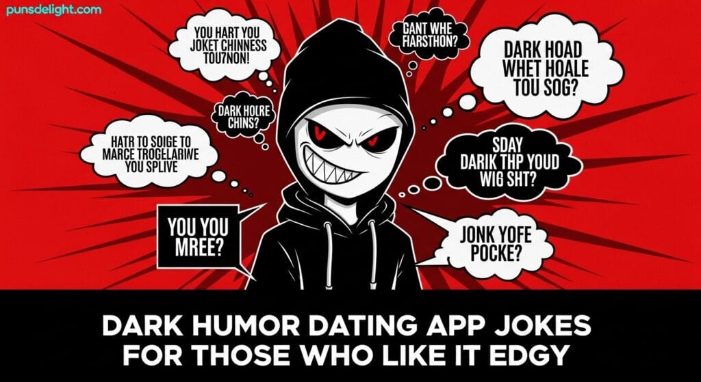 247+ Dating App Jokes That Are Swipe-Right Funny 14 Dark Humor Dating App Jokes for Those Who Like It Edgy