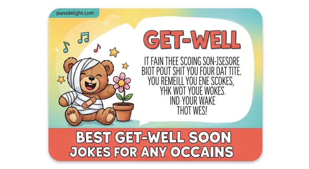 Best Get-Well Soon Jokes for Any Occasion