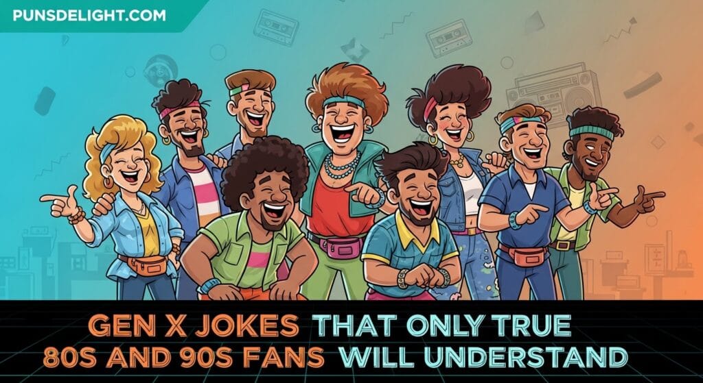 285+ Funny Gen X Jokes Full of 80s & 90s Nostalgia 9 Gen X Jokes