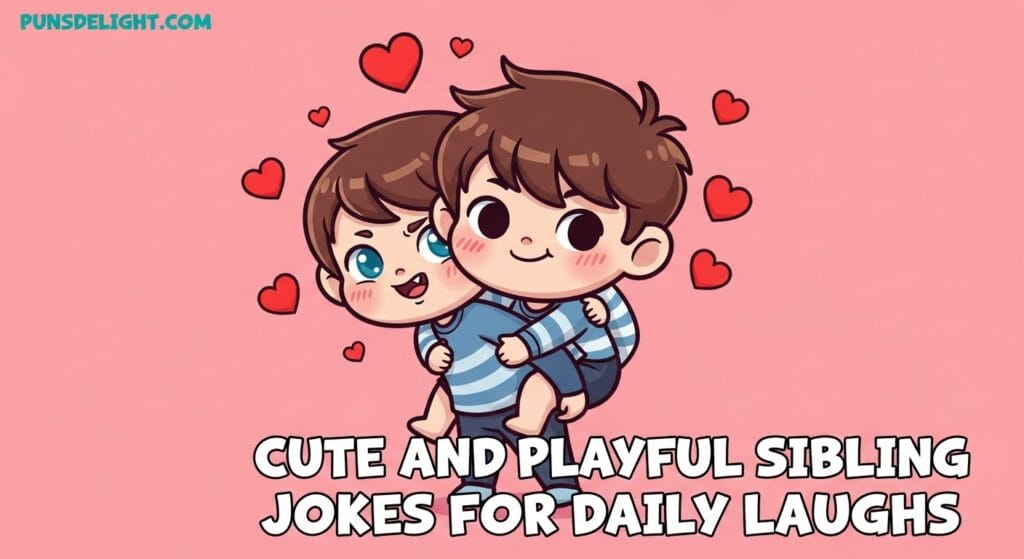Cute and Playful Sibling Jokes for Daily Laughs