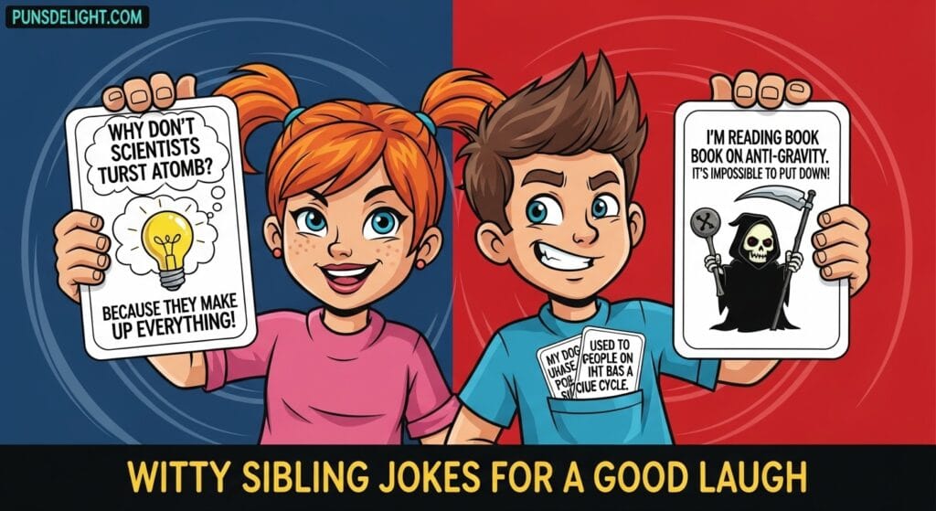 Witty Sibling Jokes for a Good Laugh