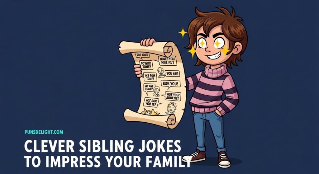 Clever Sibling Jokes to Impress Your Family