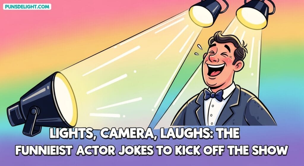 Lights, Camera, Laughs: The Funniest Actor Jokes to Kick Off the Show