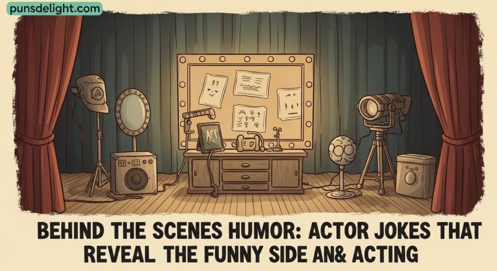 Behind the Scenes Humor: Actor Jokes That Reveal the Funny Side of Acting