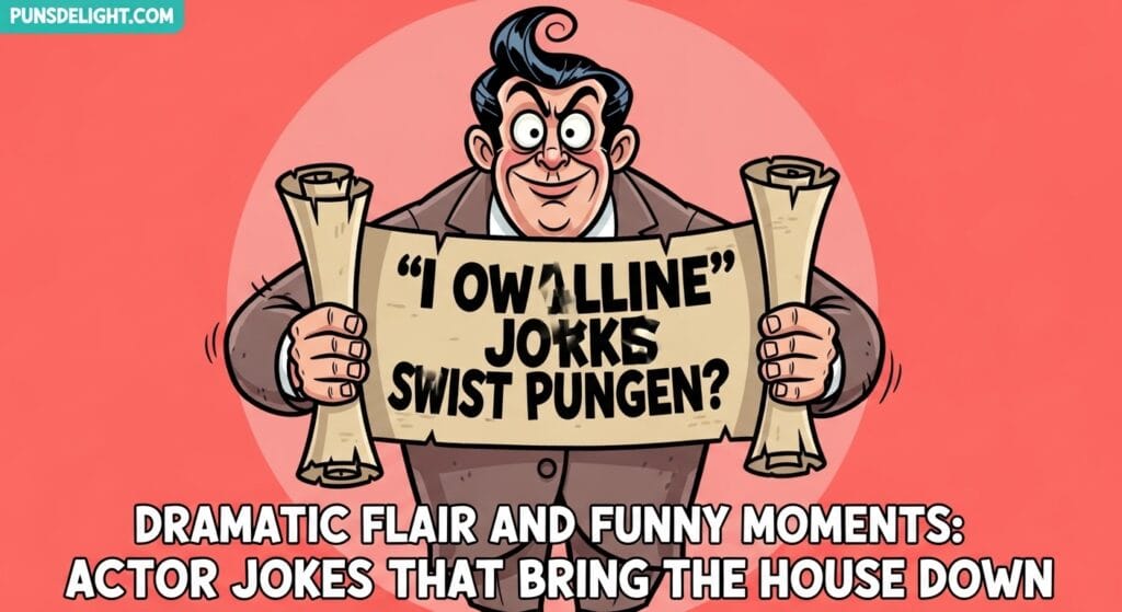 Dramatic Flair and Funny Moments: Actor Jokes That Bring the House Down