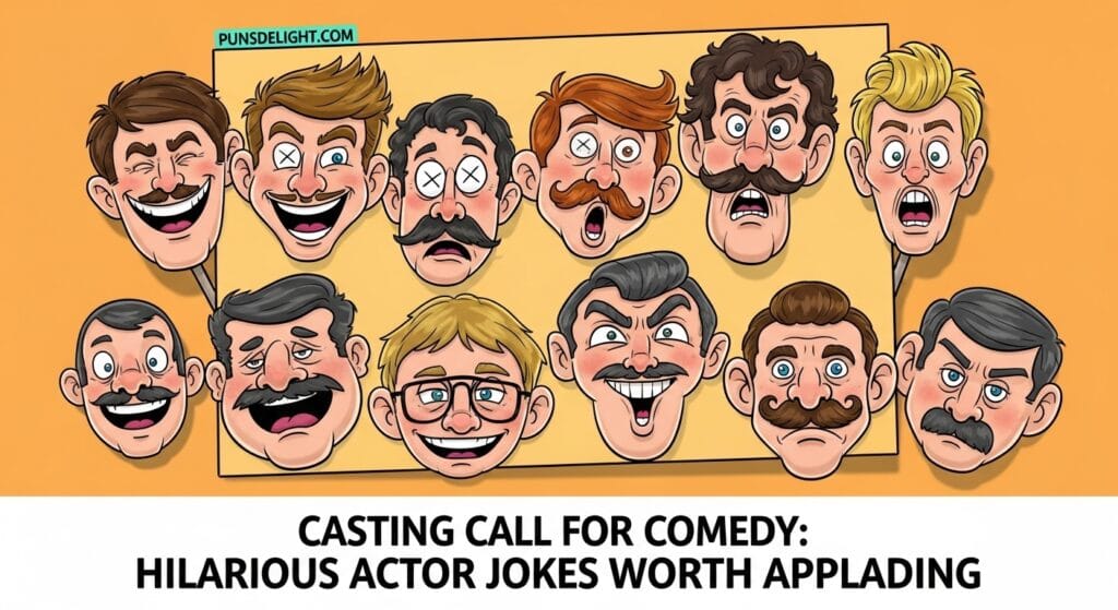 Casting Call for Comedy: Hilarious Actor Jokes Worth Applauding