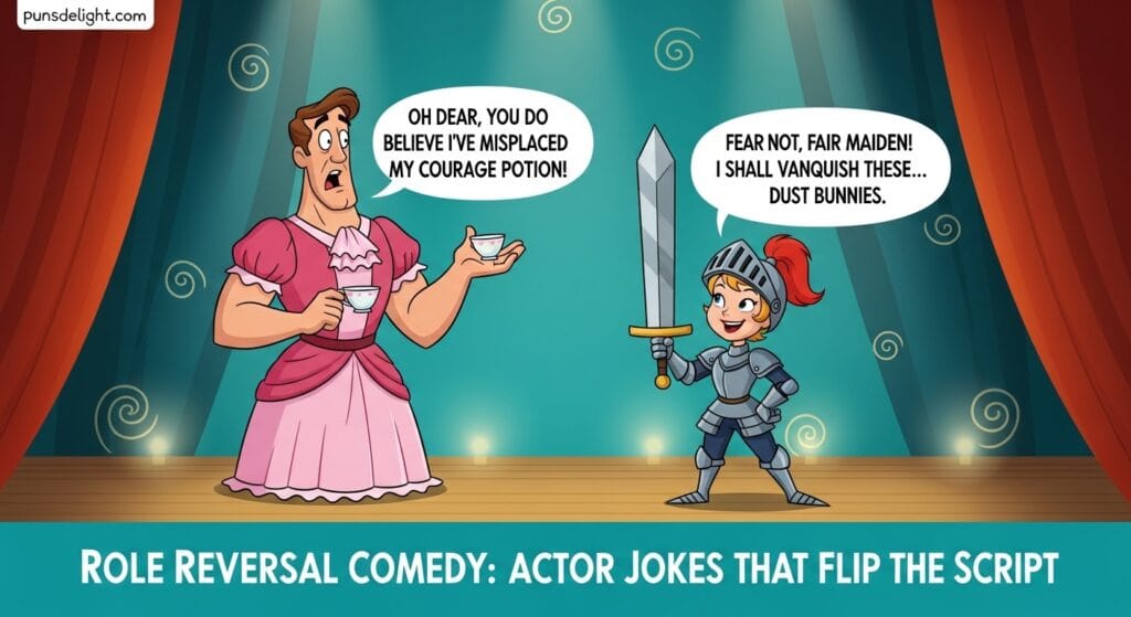 Role Reversal Comedy: Actor Jokes That Flip the Script