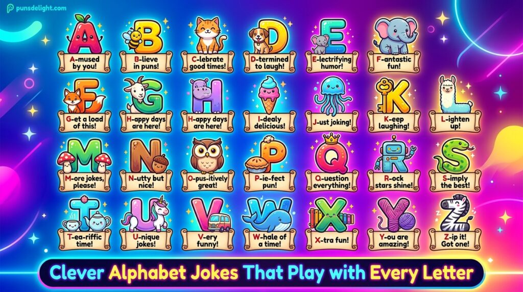143+ Hilarious Alphabet Jokes From A to Z That Will Make You Laugh 12 alphabet jokes