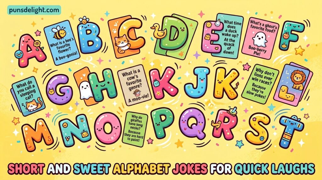 143+ Hilarious Alphabet Jokes From A to Z That Will Make You Laugh 13 alphabet jokes