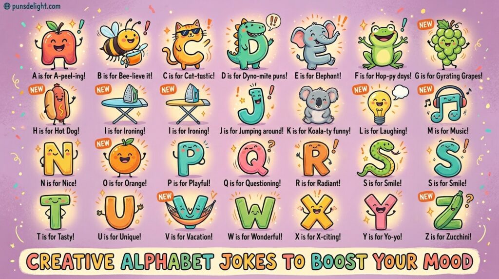 143+ Hilarious Alphabet Jokes From A to Z That Will Make You Laugh 15 alphabet jokes