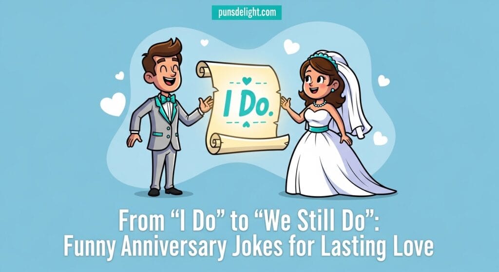 360+ Hilarious & Punny Anniversary Jokes for Couples: Celebrate Love with Laughter 18 anniversary jokes