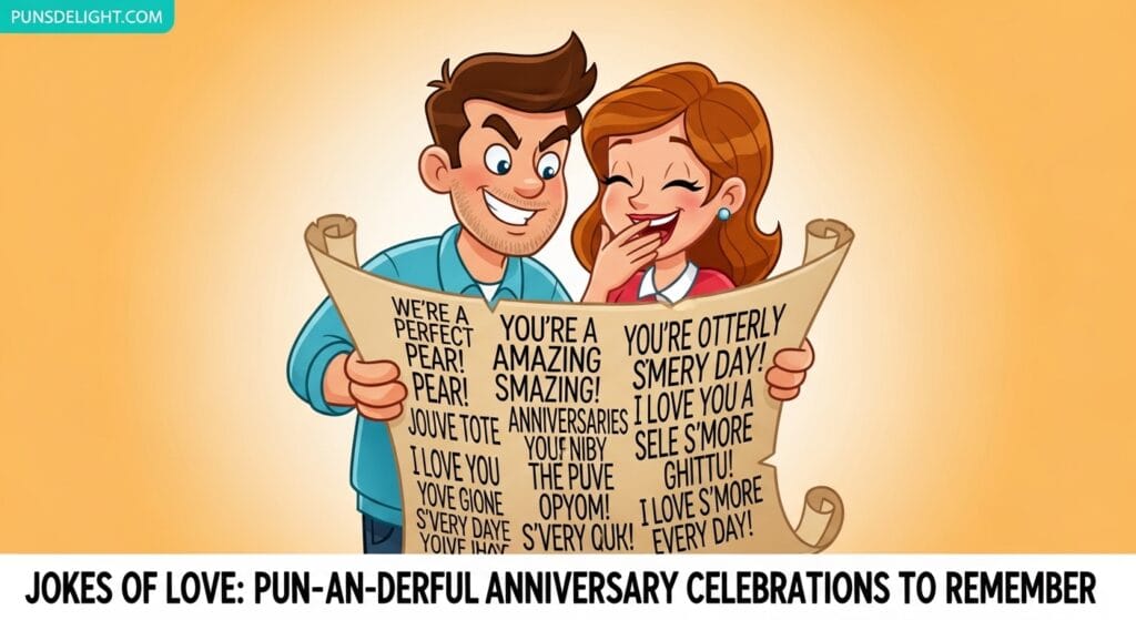 360+ Hilarious & Punny Anniversary Jokes for Couples: Celebrate Love with Laughter 16 anniversary jokes