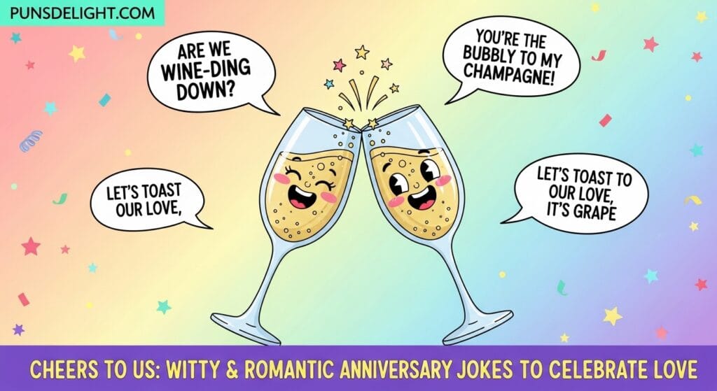 360+ Hilarious & Punny Anniversary Jokes for Couples: Celebrate Love with Laughter 11 anniversary jokes