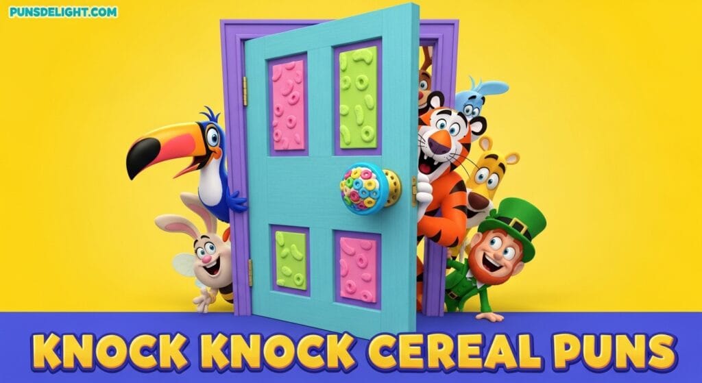 Knock Knock Cereal Puns