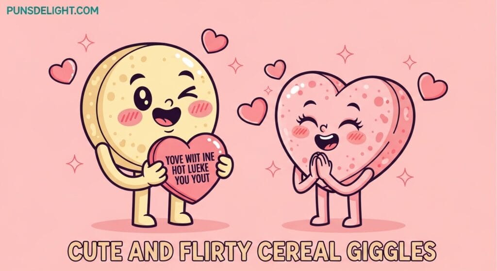 Cute and Flirty Cereal Giggles