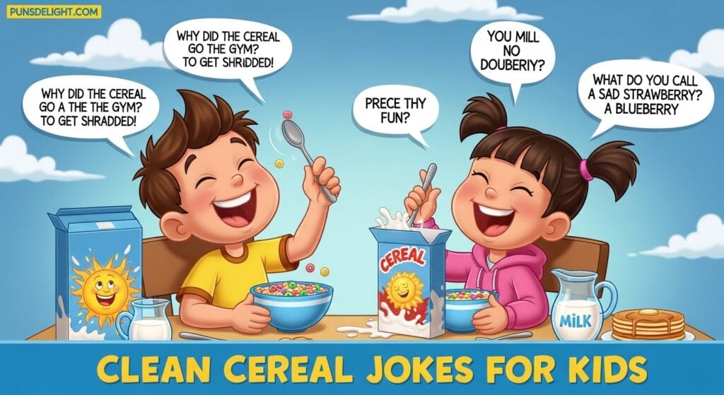 Clean Cereal Jokes for Kids