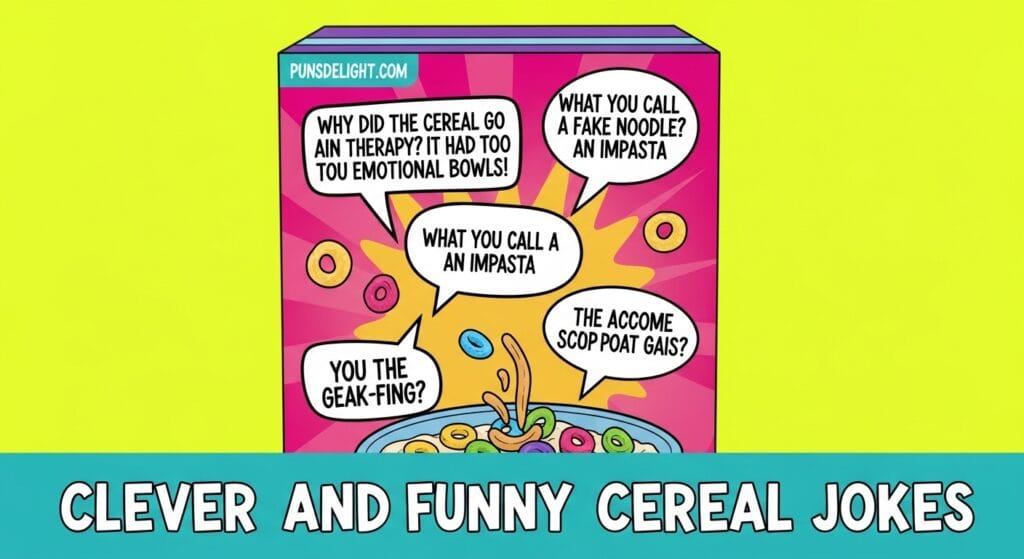 Clever and Funny Cereal jokes