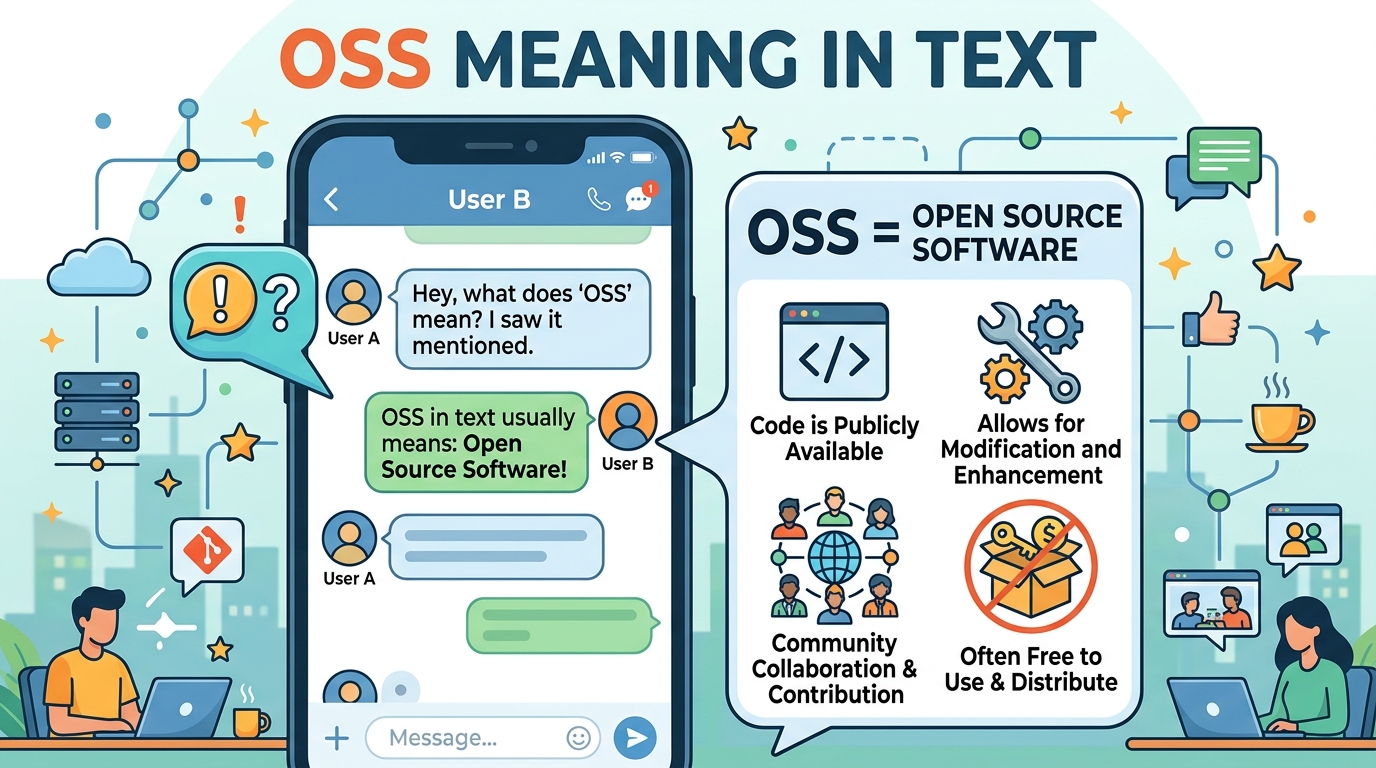 OSS Meaning in Text